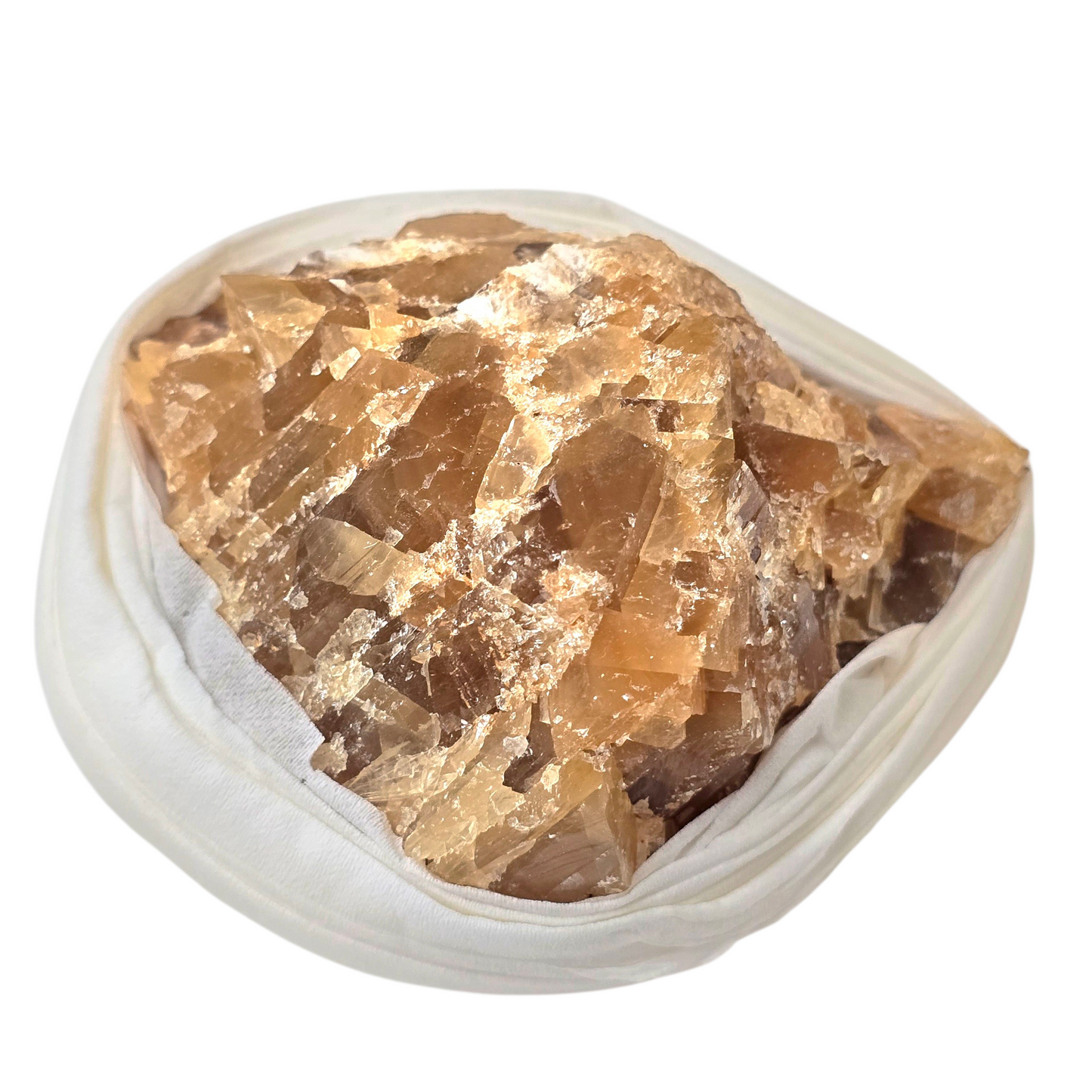 The Liquid Sun: Raw Honey Calcite Specimen