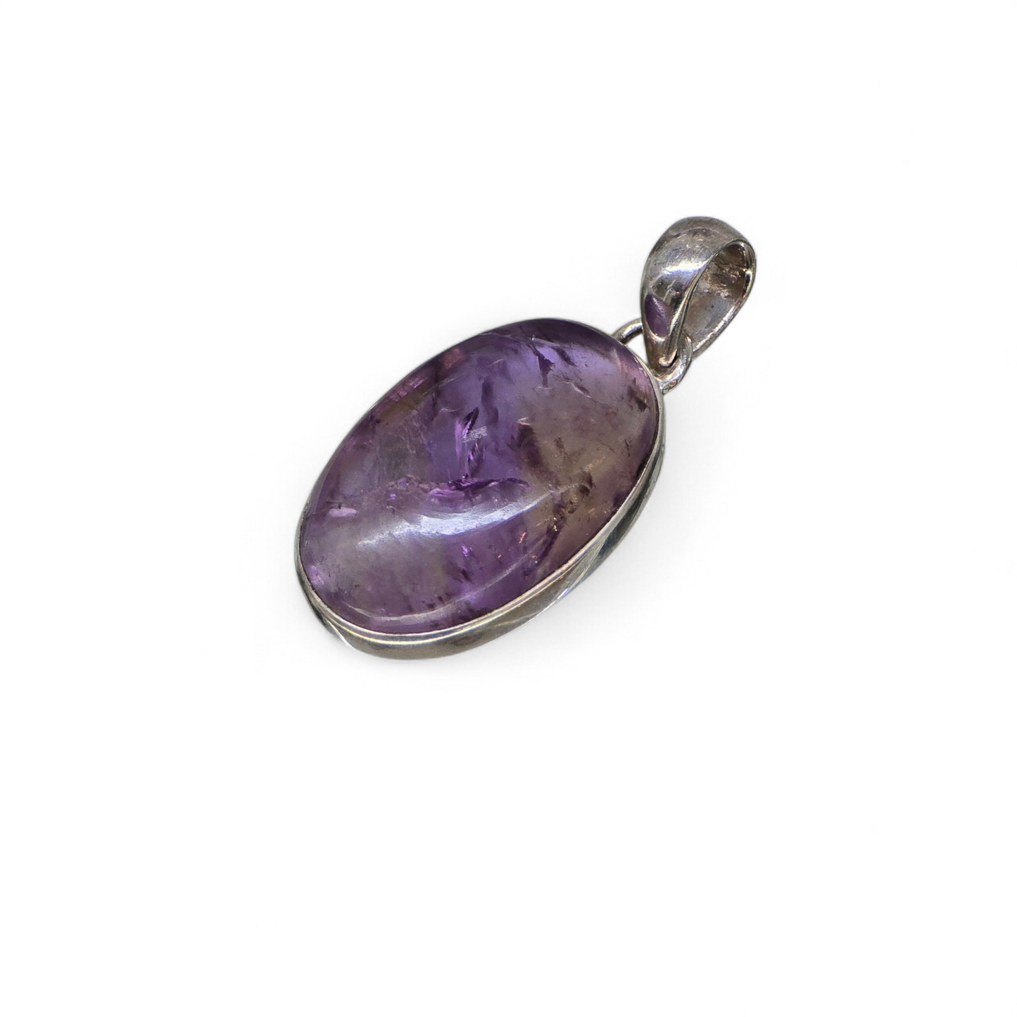 Ametrine Cabochon Pendant (Sterling Silver 925)