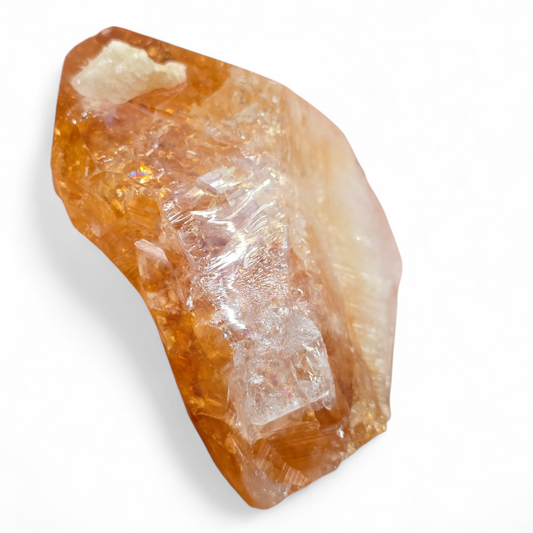 Raw Honey Citrine Chunk (Heat-Treated)