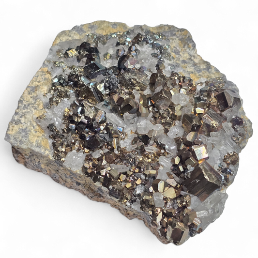 The Abundance Amplifier: Rare Indonesian Pyrite & Quartz Cluster
