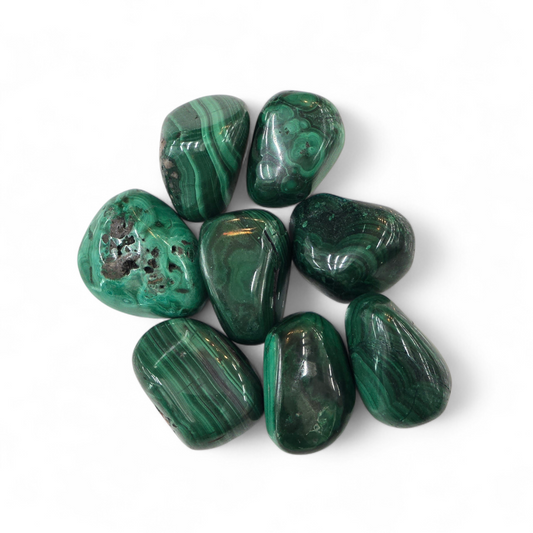 Malachite Tumble Stone (AAA Grade - Russia)