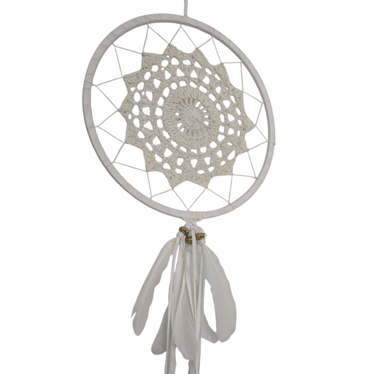 Pure Serenity Macramé Dreamcatcher (Medium)