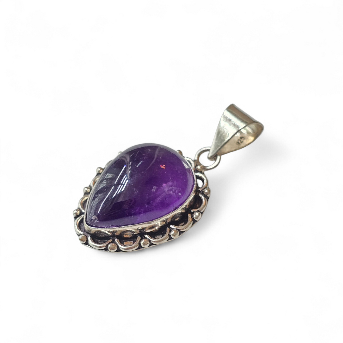 Amethyst Pendant (Sterling Silver 925)