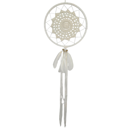 Pure Serenity Macramé Dreamcatcher (Medium)