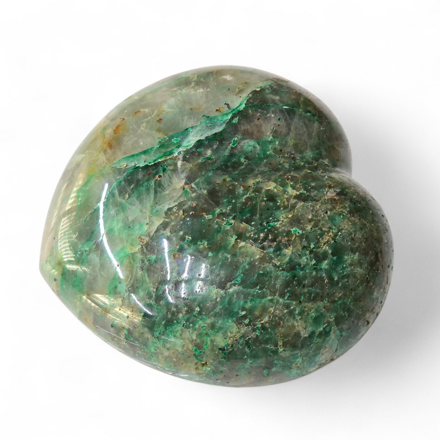 Heart-Shaped Chrysocolla (A) – The Teaching Stone
