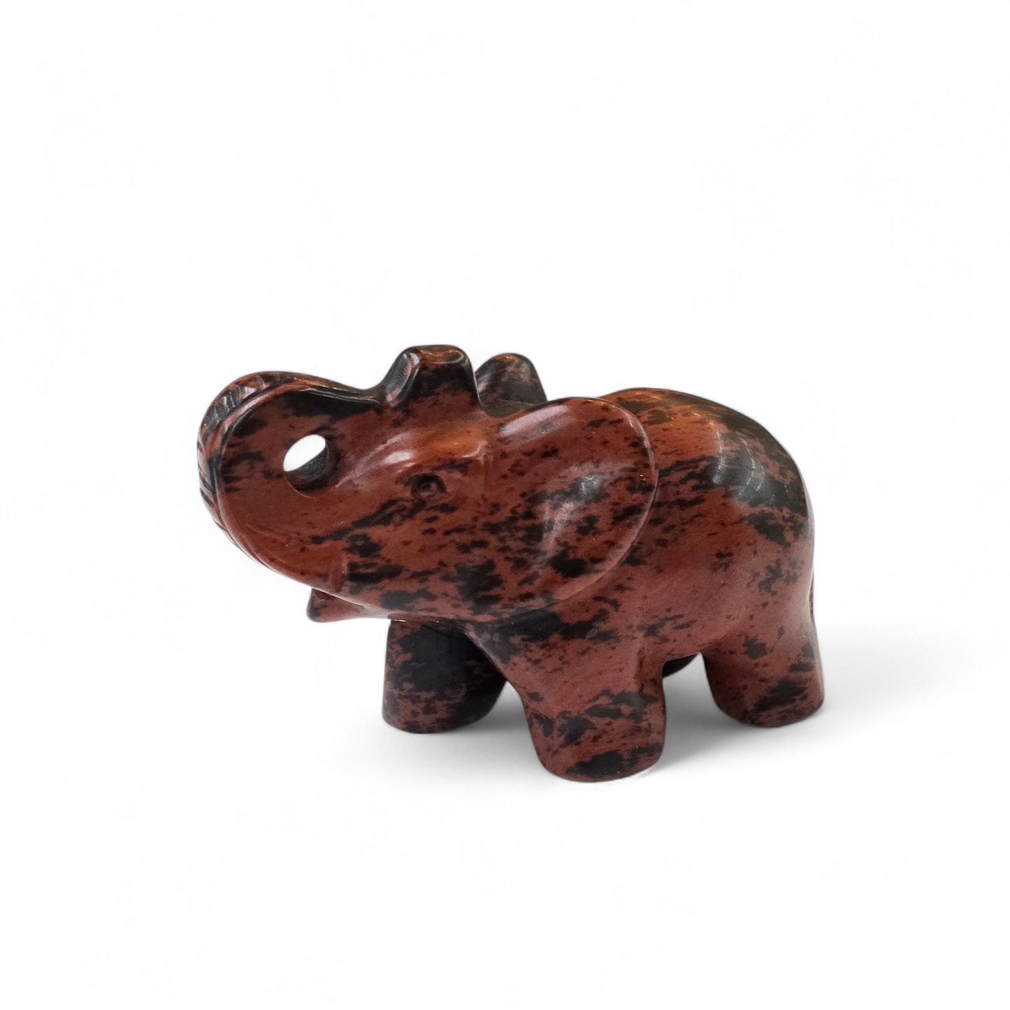 Mahogany Obsidian Elephant