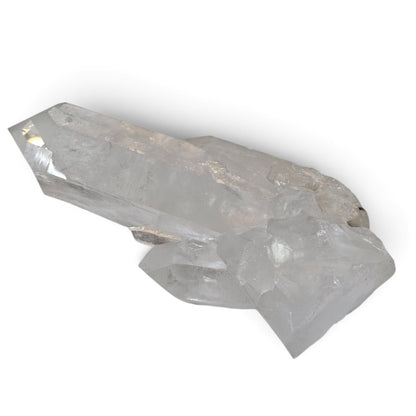 Luminous Transmitter: Rainbow Clear Quartz Tabular Crystal