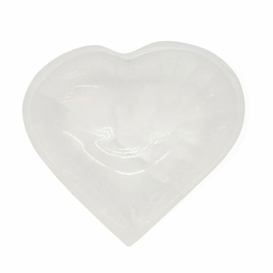 Selenite Bowl Heart Shaped (L)