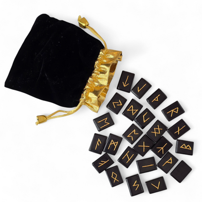 Obsidian Crystal Runes