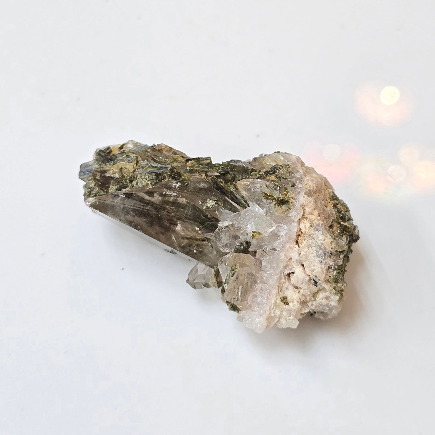 Green Tourmaline Cluster #4