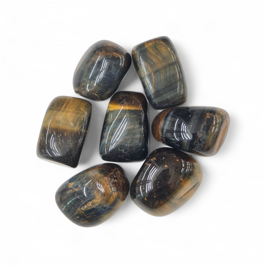 Blue Tiger's Eye Tumble Stone (Africa)
