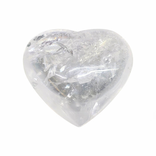 Clear Quartz Polished Heart #5