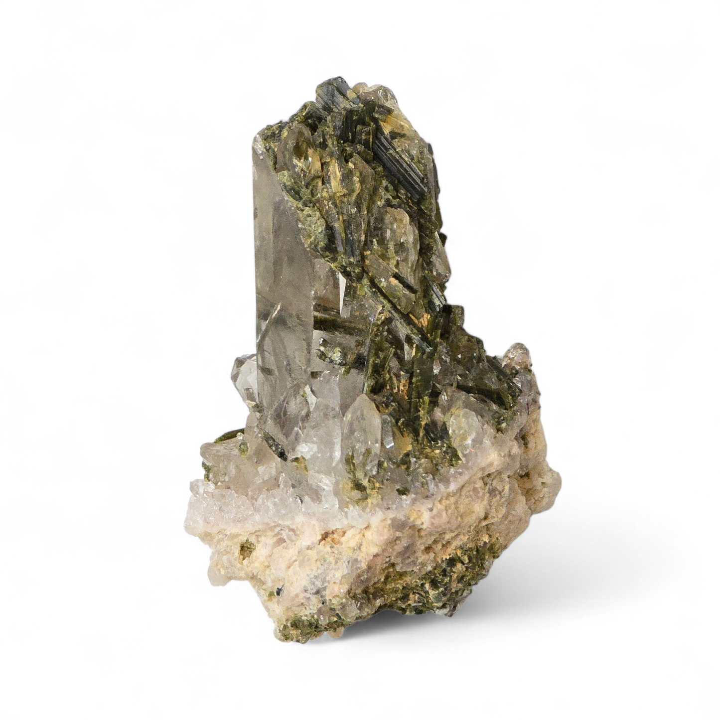 Green Tourmaline Cluster #4