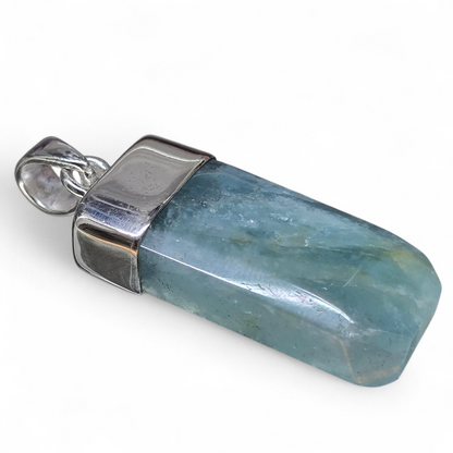 Aquamarine Pendant (Sterling Silver 925)