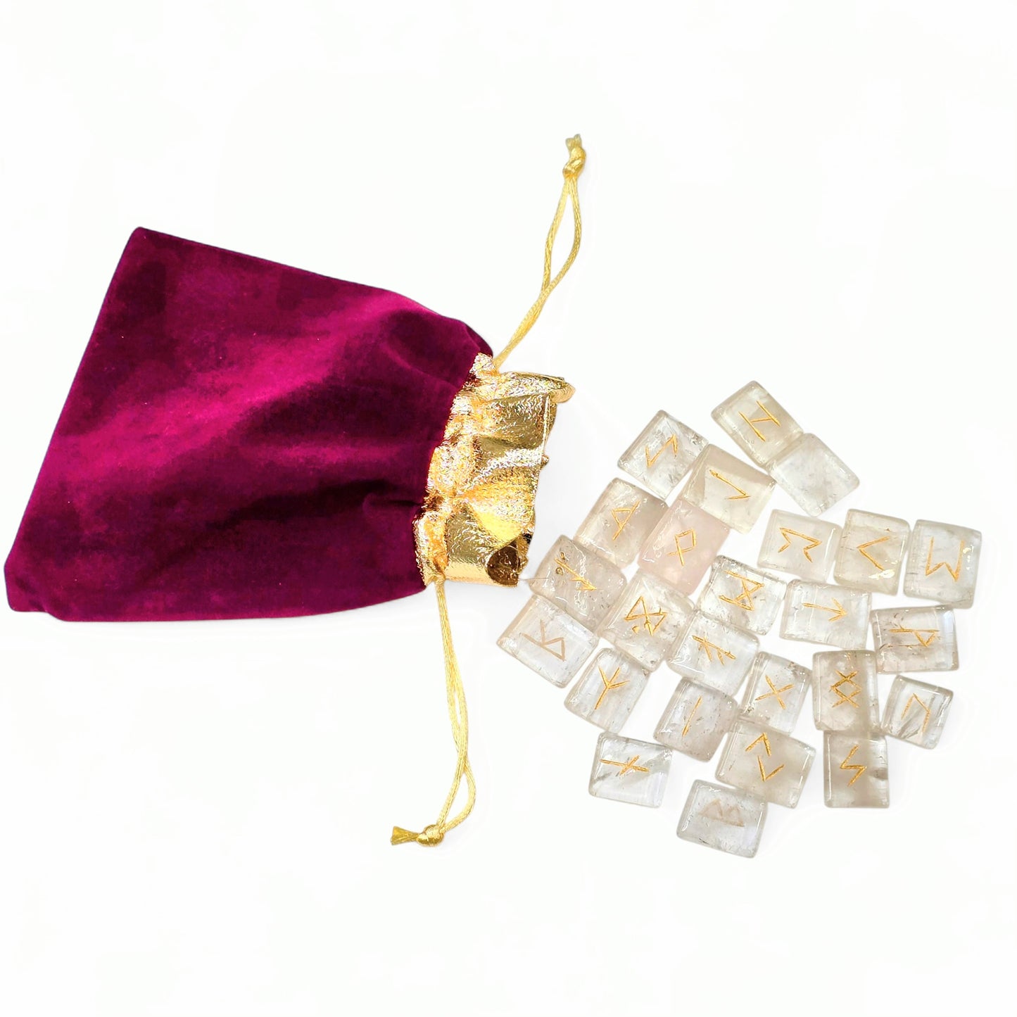 Clear Quartz Crystal Runes