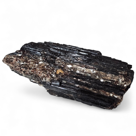 The Deflector Shield: Premium Raw Black Tourmaline with Mica