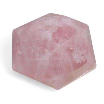 Hexagonal Star Shaped Rose Quartz #1
