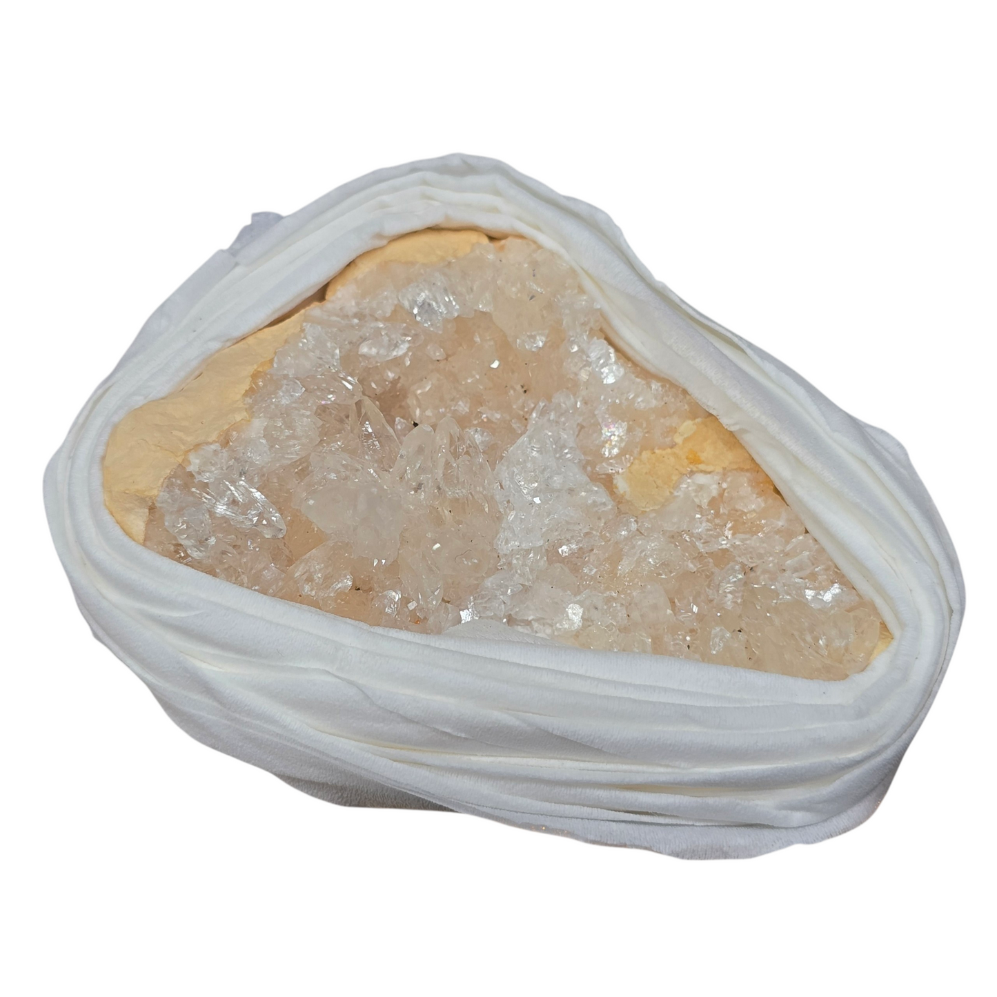 The Inner Sanctuary: Mini Clear Quartz Geode Cluster