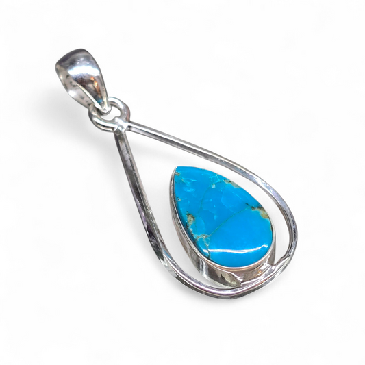 Arizona Turquoise Pendant (Sterling Silver 925)