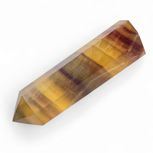 Honey-Gold Clarity: Banded Yellow Fluorite Generator