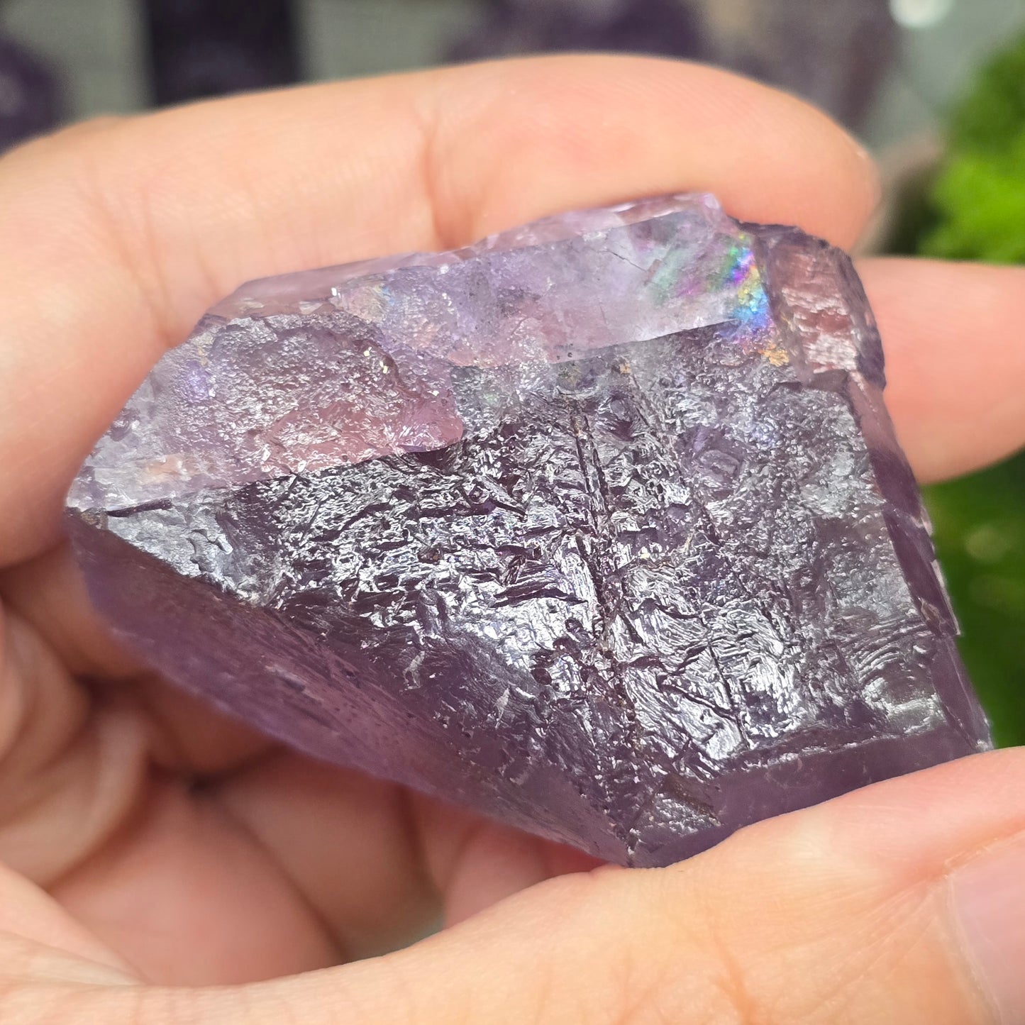 Rainbow Raw Amethyst