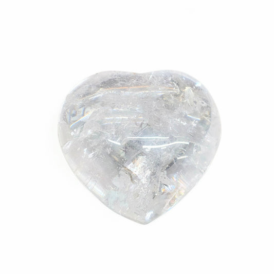 Clear Quartz Polished Heart #1