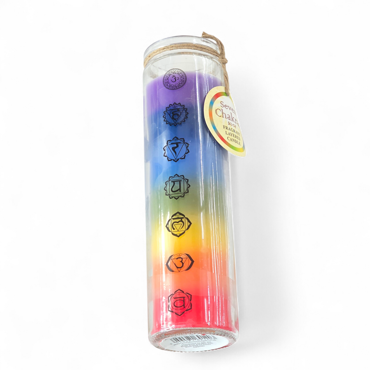 Seven Layered Chakra Pillar Candle