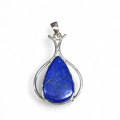 Lapis Lazuli Pendant #2 (Sterling Silver 925)