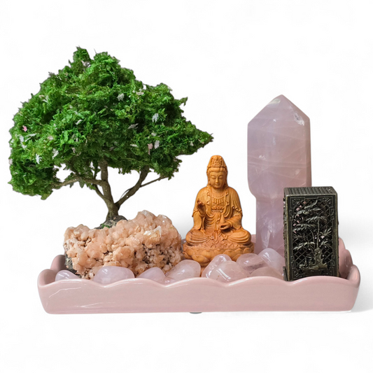 Compassion & Harmony: Kwan Yin Energy Balancing Arrangement (Incense Altar)