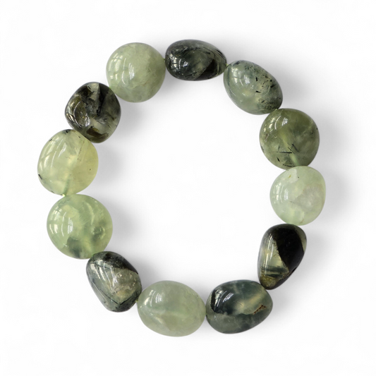 Prehnite Nugget Bracelet (17cm)
