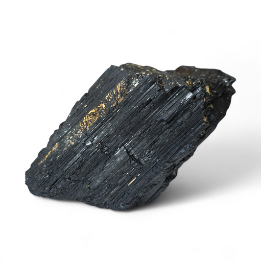 Ultimate Protection: Large 1.75kg Black Tourmaline Raw Log