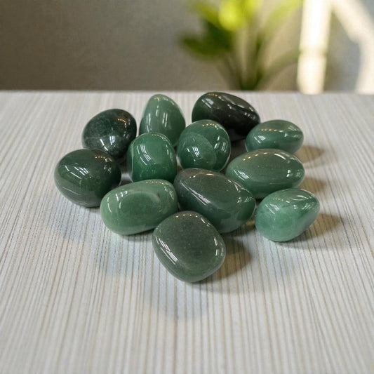 Green Aventurine Tumble Stone (AA Grade)