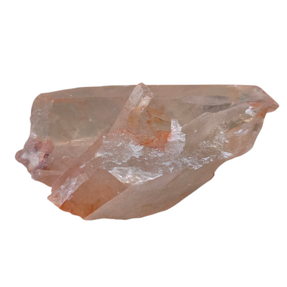 The Grounded Spark: Raw Hematoid (Fire) Quartz Point