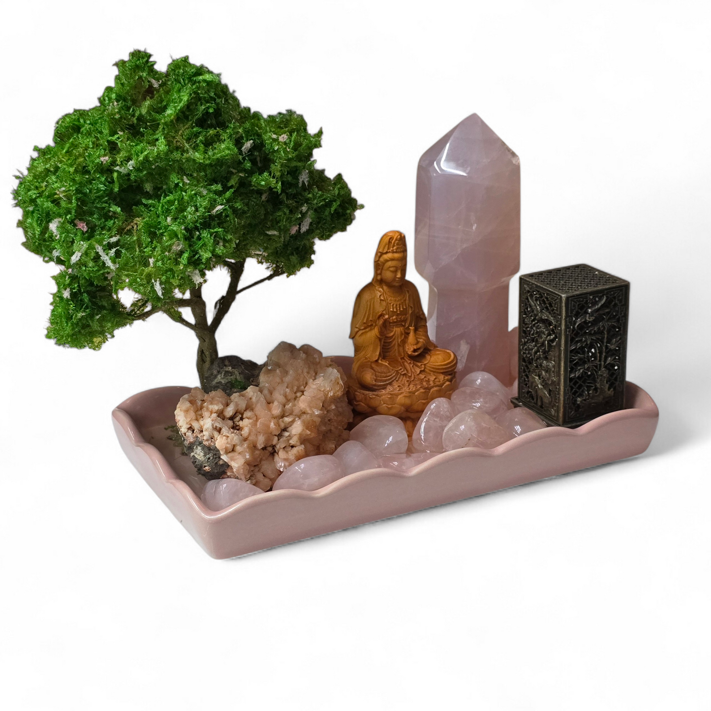 Compassion & Harmony: Kwan Yin Energy Balancing Arrangement (Incense Altar)
