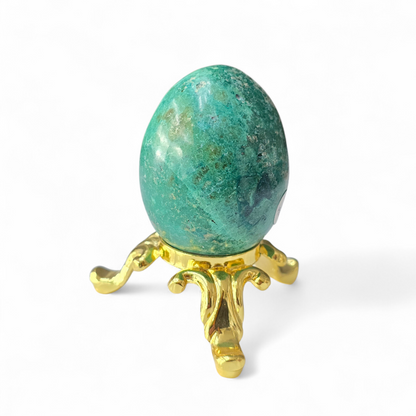 Chrysocolla Egg – The Teaching Stone
