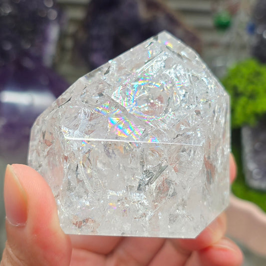 The Prismatic Powerhouse: Rainbow Crackle Quartz (Fire & Ice)