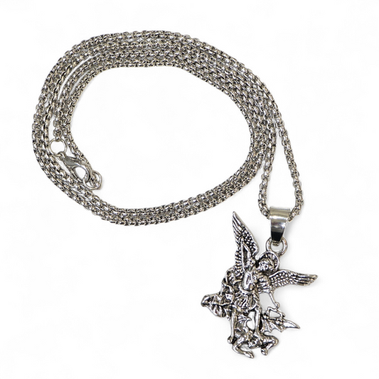 Archangel Michael Pendant Necklace