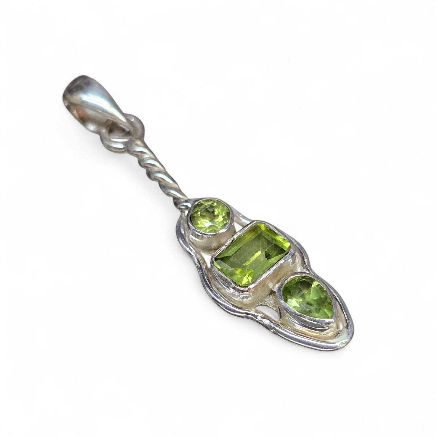 Peridot Pendant (Sterling Silver 925)
