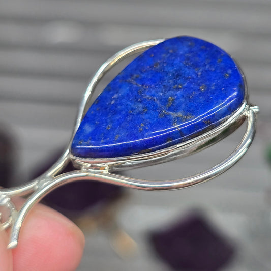 Lapis Lazuli Pendant #2 (Sterling Silver 925)