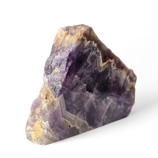 Chevron Amethyst Slab (Polished)