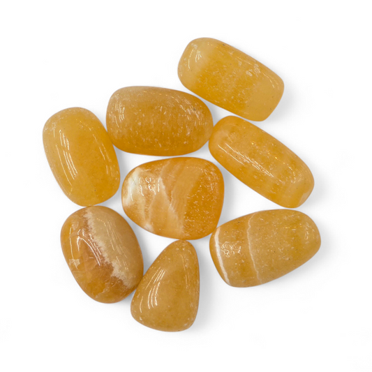 Honey Calcite Tumble Stone (A Grade)