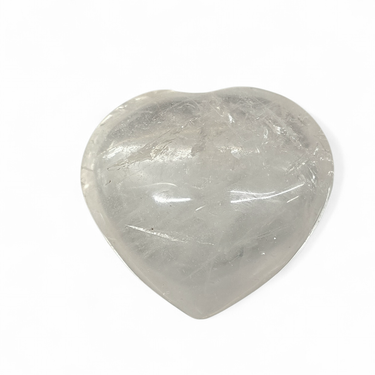 Clear Quartz Polished Heart #4