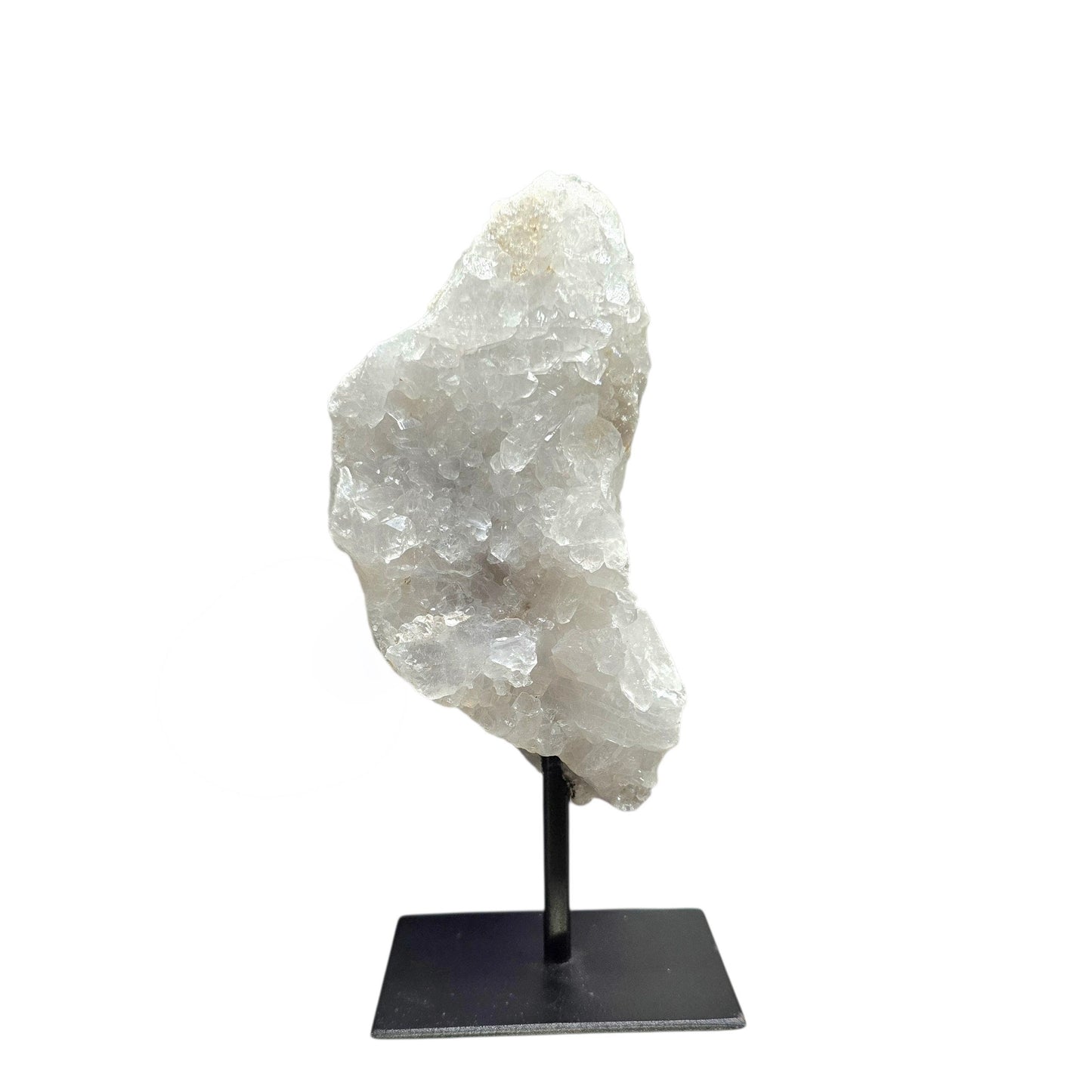 Clear Quartz Cluster on Modern Gallery Stand