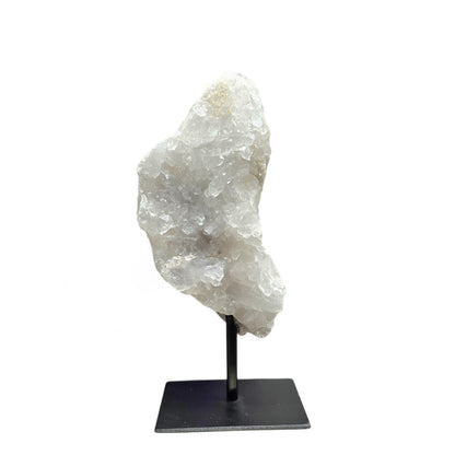 Clear Quartz Cluster on Modern Gallery Stand