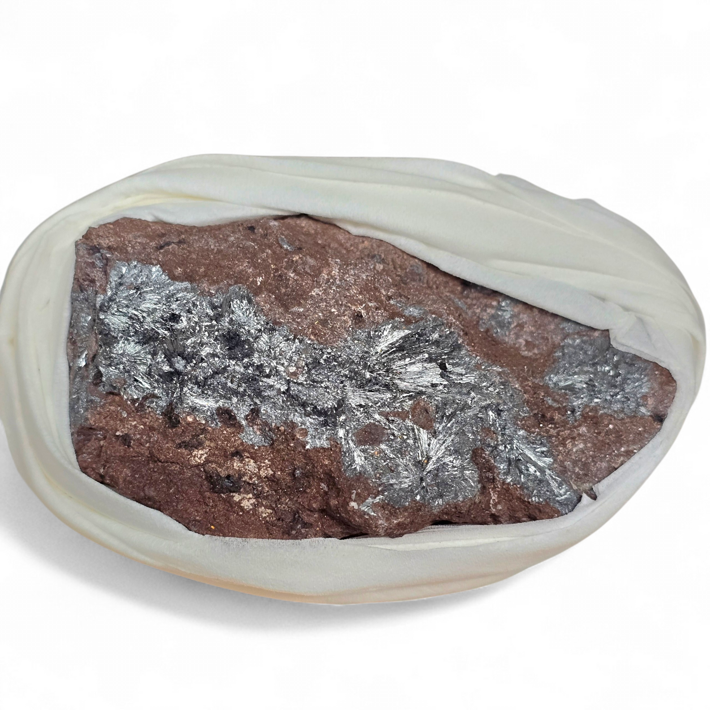 The Iron Starburst: Raw Radiating Hematite Specimen