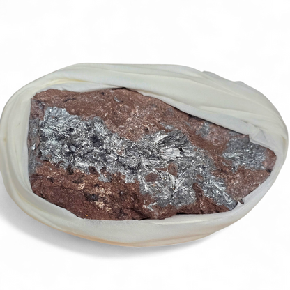 The Iron Starburst: Raw Radiating Hematite Specimen