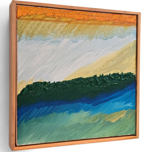 Serenity's Embrace: The Path of Balanced Triumph – Original Colour Therapy Art