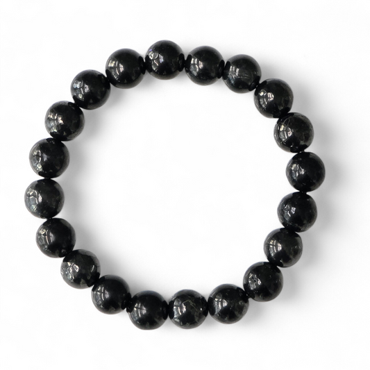Shungite Bracelet (Approx. 10mm Beads - 17cm)