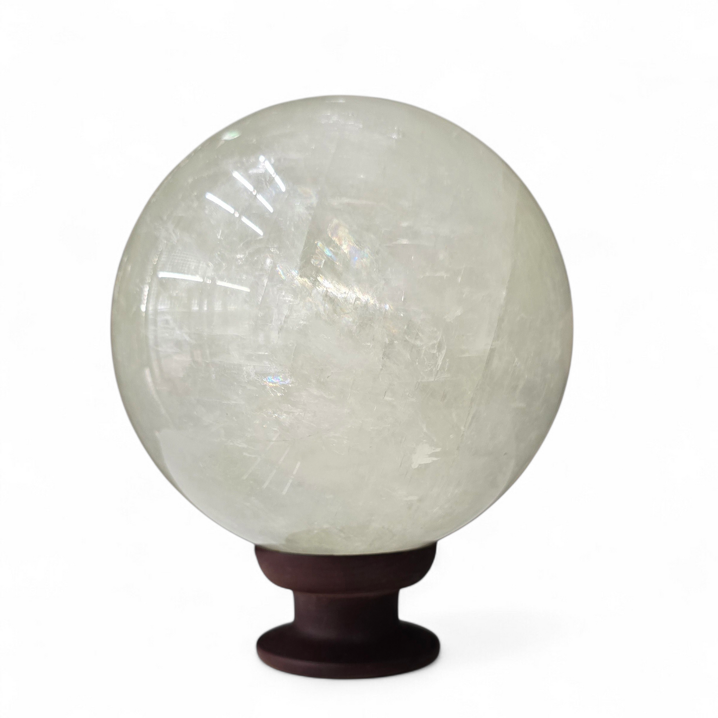 Visionary Clarity: Optical Calcite (Iceland Spar) Sphere