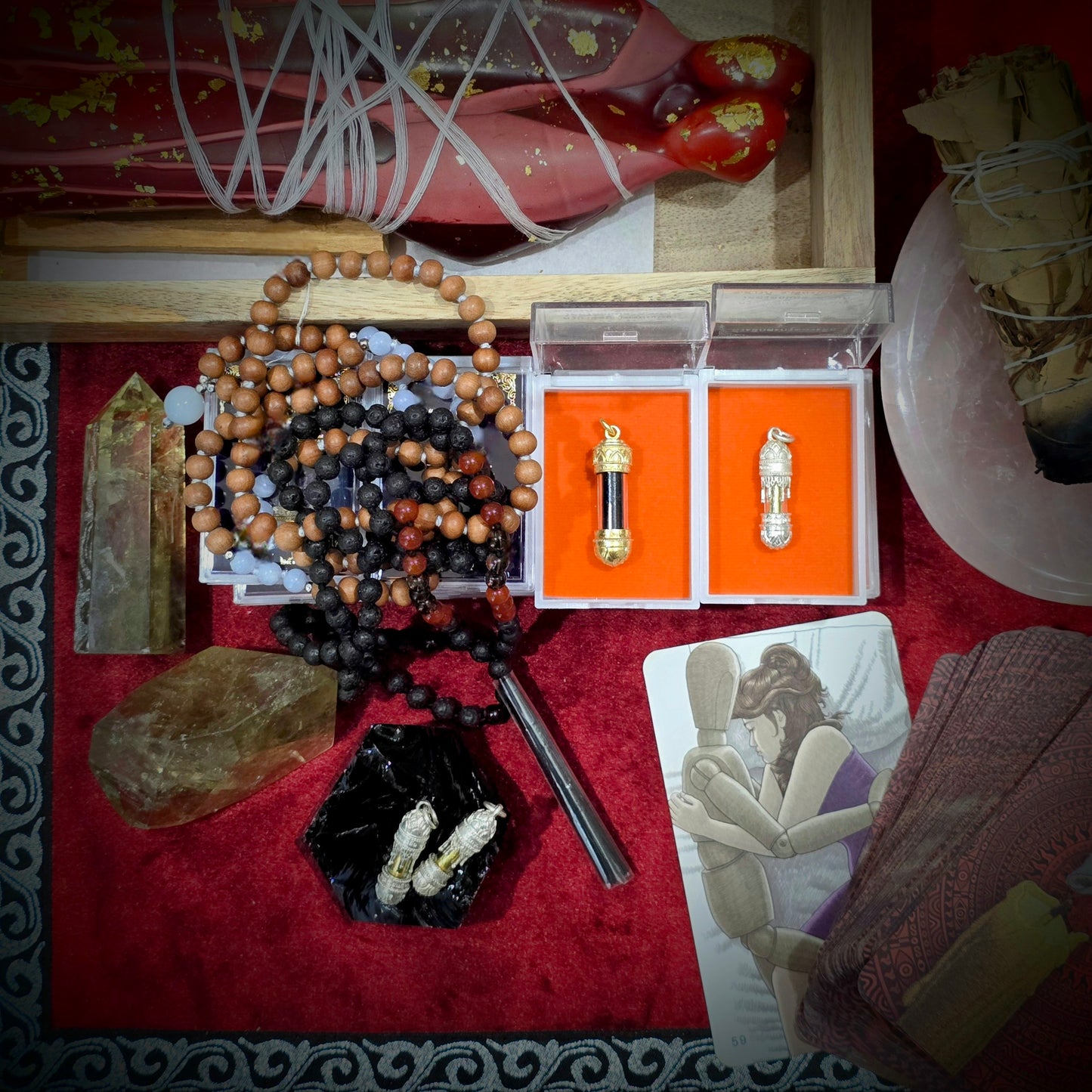 Handmade Magic Spell Mala – Charm & Charisma Empowerment (Limited Edition)